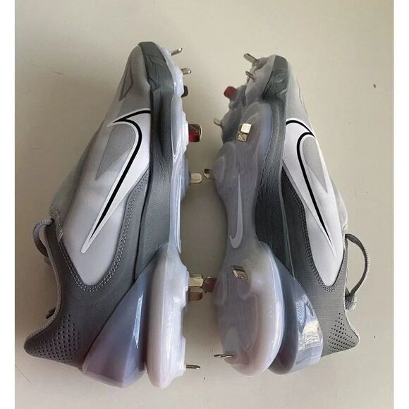 Nike Force Zoom Trout 8 Pro Metal Baseball Cleats Men’s Sz 8.5 Gray CZ5915-001 - Picture 7 of 10